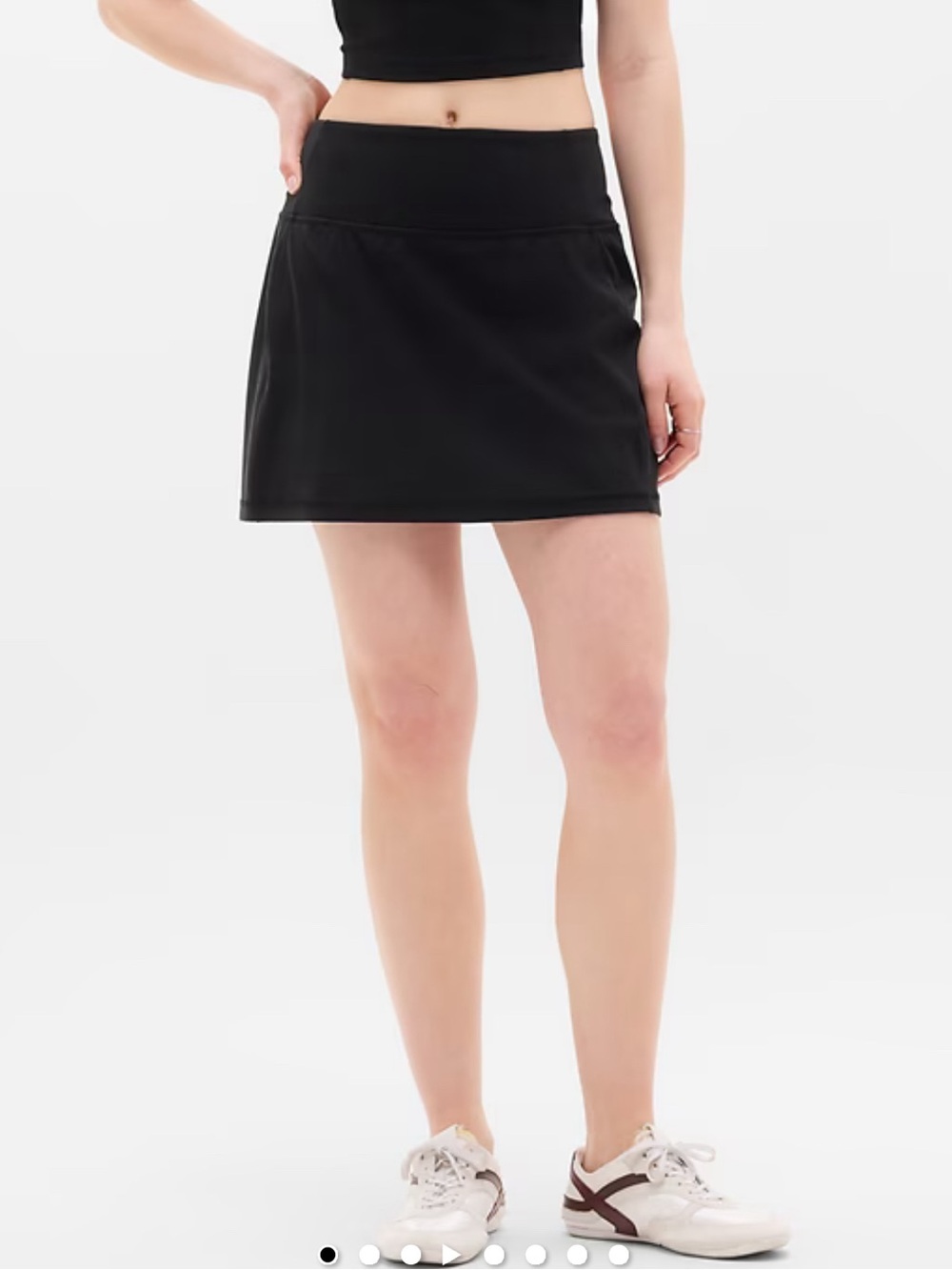 Athleta Black Performance Skort with Built-In Shorts